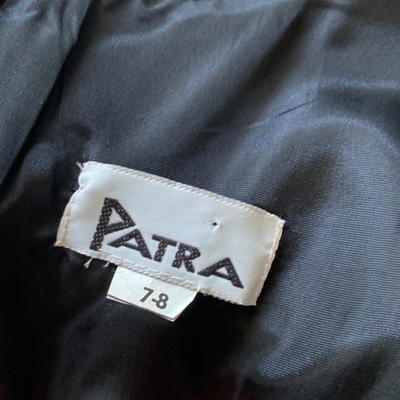 Vintage Patra Womens Long Black Dress Size 8 - Picture 6 of 7